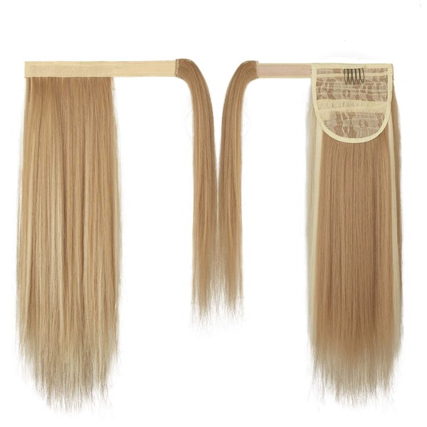 BARSDAR Ponytail Extensions, 35 cm, Short Straight Ponytail Hair Extension, Braid Hairpiece, Ponytail for Women 22H613