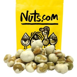 Nuts.com Natural Color Hot Wasabi Peas - Sweet and Spicy Wasabi Coated Green Peas - Healthy & Delicious Japanese Snacks w/No Artificial Dyes - Crunchy Pea Snack Packed in a Resealable Bag (1 Lb)