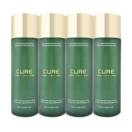 KJM ALOE 김정문알로에 큐어 하이드라 수딩 토너 130ml 4개 Ss Kim Jung Moon Aloeha Cure Hydrating Soothing Toner 130ml 4ea Set