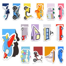 Children's Bookmarks, Pack of 30 Magnetic Bookmarks, Children, Animal Magnetic Bookmarks for Boys, Girls, Students, School, Home Office Supplies, Gift, First Day of School