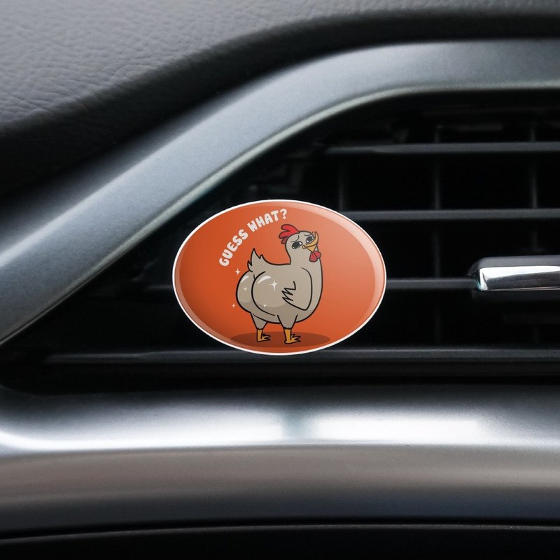 GRAPHICS & MORE Guess What Chicken Butt Funny Car Air