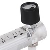 CNBTR Oxygen Air Gas Flowmeter Acrylic (LZQ-4 0.5-5LPM) with Control