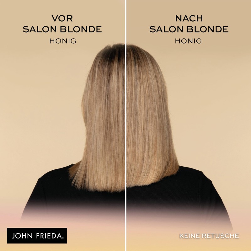 John Frieda Salon Blonde - Honigblond - Farbveredelung - Hält