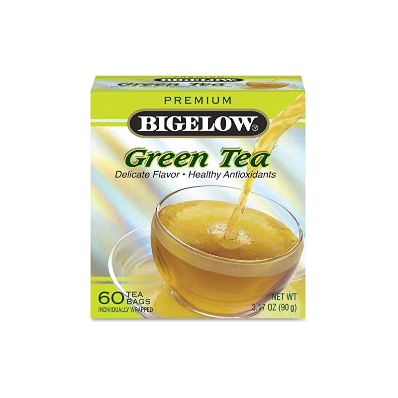 Bigelow Tea Green Tea 60 Count, Premium Blend Bulk Box