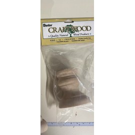 Darice Taper Holder Wood Darice NIB set Of 6 2” High