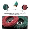 VILLFUL 5pcs Green Polishing Grinding Wheel for Quick Cleaning and