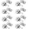8-Set Heavy Duty Mailbox Replacement Roller Catch Latch Kit with