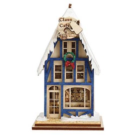 Ginger Cottages Reindeer Claus CafÃ© Coffee Shop Wooden 2020 Unique Christmas Ornament for Christmas Tree