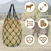 Slow Feed Hay Nets for Horses 2PCS, 42" Length with
