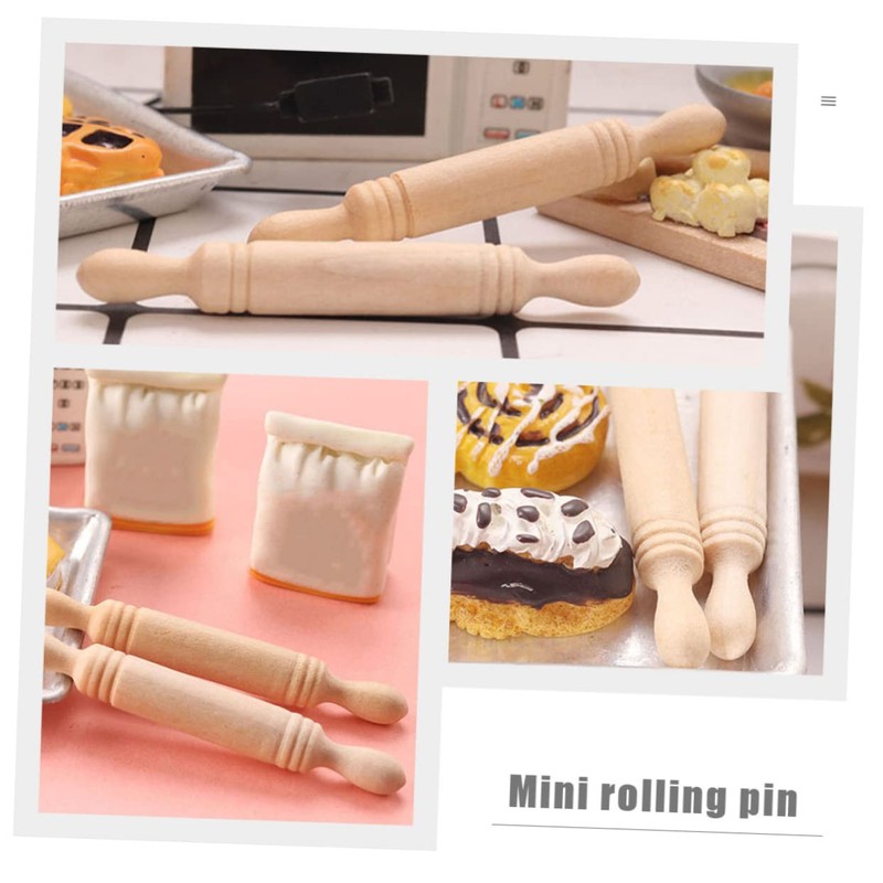 ABOOFAN 8pcs Rolling Pin Mini Craft Roller Adjustable Rollers Thing