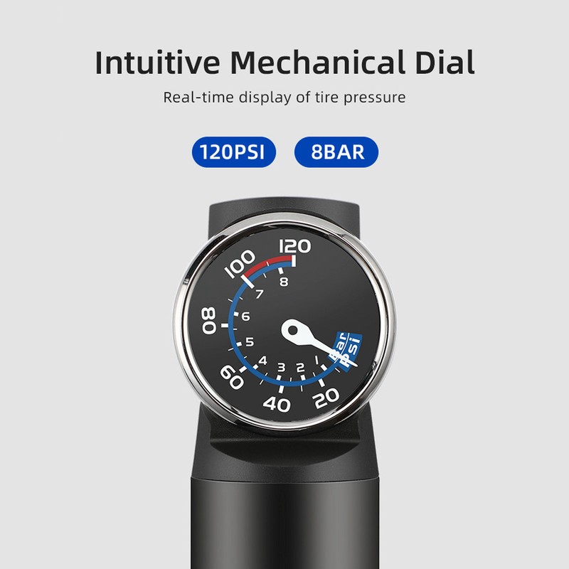 Portable Electric Pump Tire Inflator USB Charging 120PSI for American