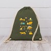 Shirtracer - Gym Bag Backpack - Children's Tractor Excavator etc.