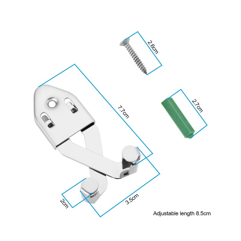 The Lord of the Tools 2pcs Metal Wall Mounted Adjustable