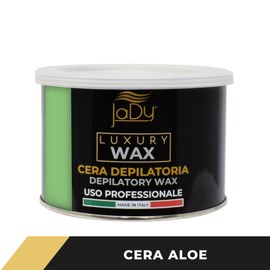 JaDy - Hair Removal Wax Aloe Vera | Professional Use | Suitable for All Skin Types | 400 ml Warm Wax for Hot Wax, Green, Luxury Wax (1)