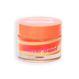 I Heart Revolution Sweet Swirl Lip Balm, Deeply Hydrated Lips Overnight With Sweet Scent, Vegan & Cruelty-Free, Peach Melba