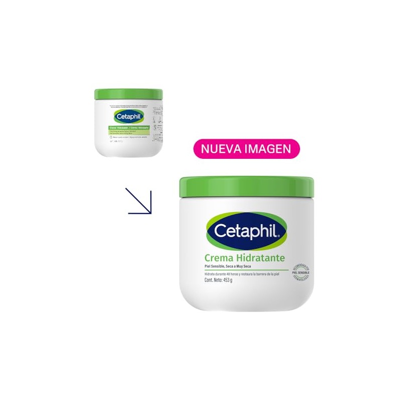 Cetaphil Crema Hidratante 453 Restablece Barrera Natural Piel Semana Recomendada