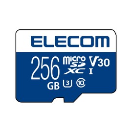 Elecom UHS-I U3 80MB s 256GB MF-MS256GU13V3R MicroSDXC Card with Data Recovery Service Supports Video Speed Class