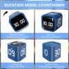Cuteefun Cube Timer, Rotating Pomodoro Timer, 5/10/30/60 Minutes & Individual