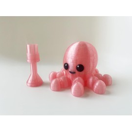 Baby Pink Light Up Octopus Fidget