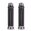 7/8" Motorcycle Handlebar Grips CNC Aluminum Rubber Hand Grip Universal