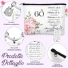 Xuniea 60th Birthday Gift for Women Cosmetic Bag for Women