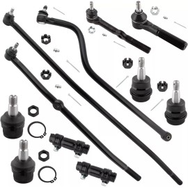 BOXI Inner Outer Tie Rod Track Bar Ball Joint Kit For 1994 - 1997 Dodge Ram 1500 2500