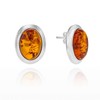Copal Jewellery Amber Earrings, 925 Silver, Oval Box, Jewellery Box,