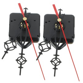 TEHAUX 2Sets DIY Silent Clock Movement Kit of High Torque Replacement Mechanisms for Wall Clocks for Repairing and Custom Clock Projects Accurate Quartz Timing with Durable