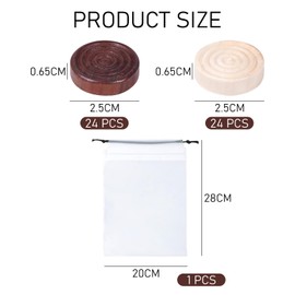 48 Chess Pieces, Backgammon Board Game, Educational Lady Game, Round Wooden Chess Pieces, International Lady Chess Pieces, Universal Chess Pieces Accessories,