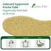 2 Pairs of Genuine Leather Insoles Basic Insoles Brown for
