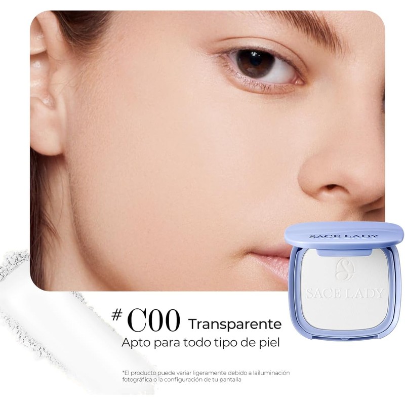 Polvo Compacto Matte SACE LADY Flawless Master SPF30 – Control