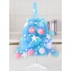 Mini Macaron Blue Christmas Tree Tabletop Xmas Tree with LED
