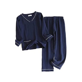 Yume Pajamas, Double Gauze Pajamas, Kids, Room Wear, Children, Cotton, Spring, Summer, Autumn, Winter, V Neck, Long Sleeve, 100% Cotton, Breathable, Marshmallow Sleepwear, Boys, Girls, Brothers,