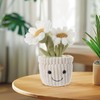 Apricot Lamb Soft Daisy Plant Plush Toy, Stuffed White Flower