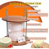 PetriStor Wooden Cheese Press for Cheese Making Supplies Diameter 11