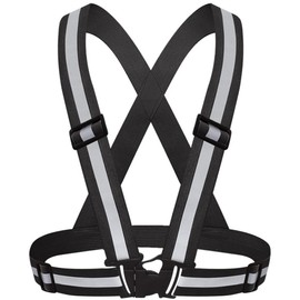 YJRUNFU Safety Vest, Reflective Vest, Fluorescent Vest, Safety Band, High Elasticity Belt, Lighting, Traffic Security, Bicycle, Motorcycle, Night Work Clothes, Guidance, Guardman, For Construction