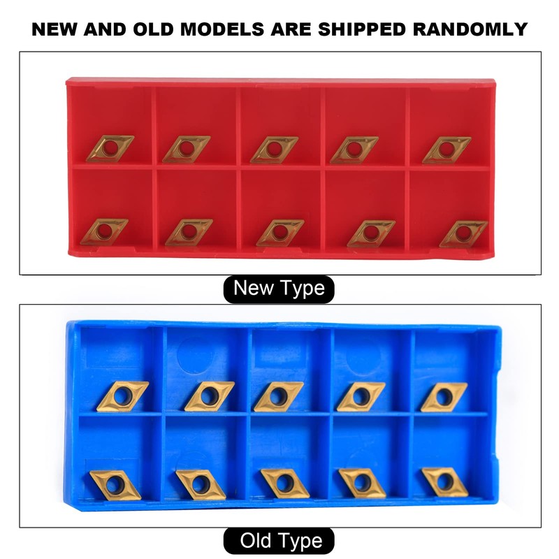 CNC Carbide Insert, 10pcs Diamond Shape CNC Carbide Tips Inserts