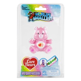Worlds Smallest Care Bears Stretchies Miniature Assortment with Good Luck Bear, Tenderheart Bear, Harmony Bear, and Love-A-Lot Bear. Each Sold Separately. Styles Selected at Random. Ages 8+