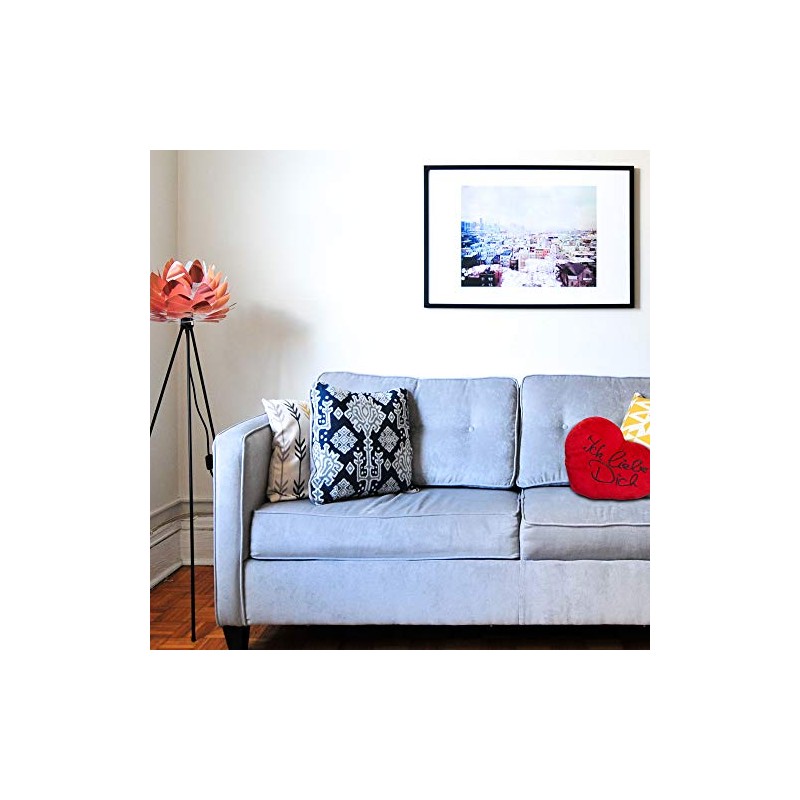 Cepewa Plush Heart Cushion with "I Love You" Motif 24