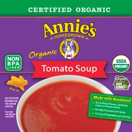 Annie's Organic Tomato Canned Soup, Non-GMO, 14.3 oz