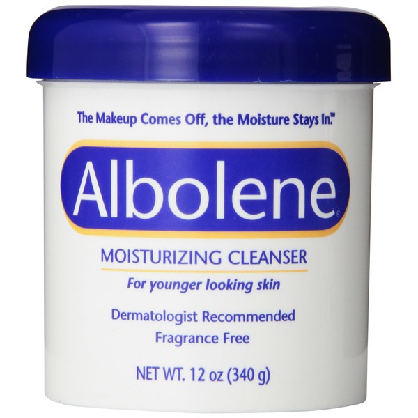Albolene Moisturizing Cleanser Fragrance Free 12 oz (Pack of 2)