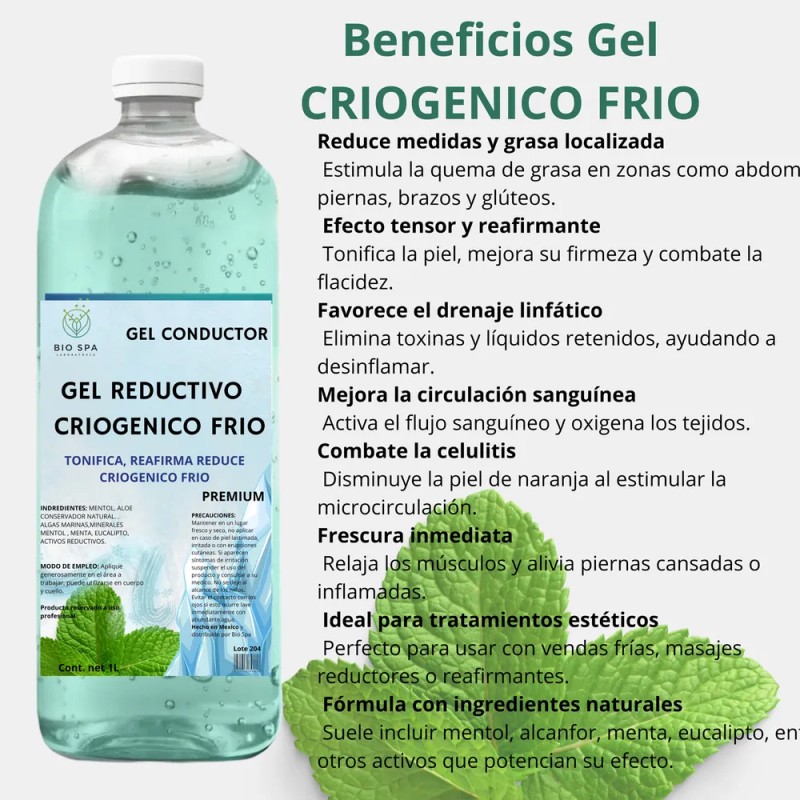 Kit Reductivo Para Vendas Frias Locion Cri Gel Crio Sales