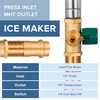 SECKWHALE Ice Maker Outlet Box with Water Hammer Arrestor, 1/2-Inch
