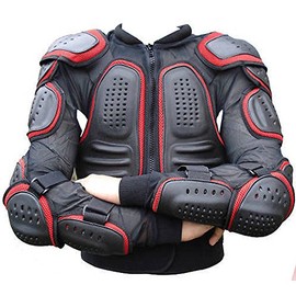 MOTORBIKE SPINE GUARD CE MOTOCROSS BODY ARMOUR MENS MOTORCYCLE PROTECTION JACKET (L)