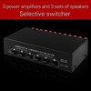 CXCTCT 3 in 3 Out 300W Per Channel Speaker Amplifier