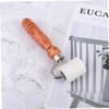 TEHAUX 1PC Wallpaper Seam Roller Flat Pressure Tool with Pom