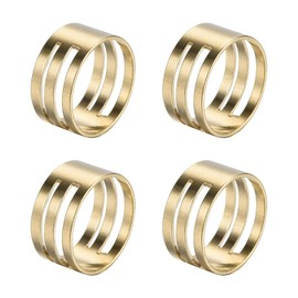MECCANIXITY Jump Ring Opening Tool, Brass Circle Open and Close Tools for DIY Making Supplies Repair, Copper Pack of 4