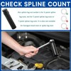 Small 6 Spline Lug Nut Socket,Wheel Lock Key for 19