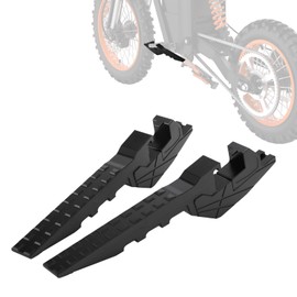 IUVWISN Dirt Bike Universal Passenger Foot Pegs Rear Footpegs Rest Pedal Bracket CNC for Surron Sur Ron LBX Talaria Sting MX3 R MX4 MX5 X3 XXX E-Ride Pro SR S SS 2.0 3.0 Electric EBike Black