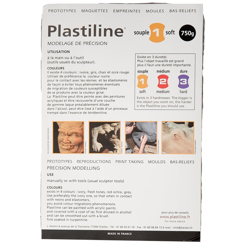 Plastiline 7740T - Plastiline Plate - Modeling Dough, High Precision
